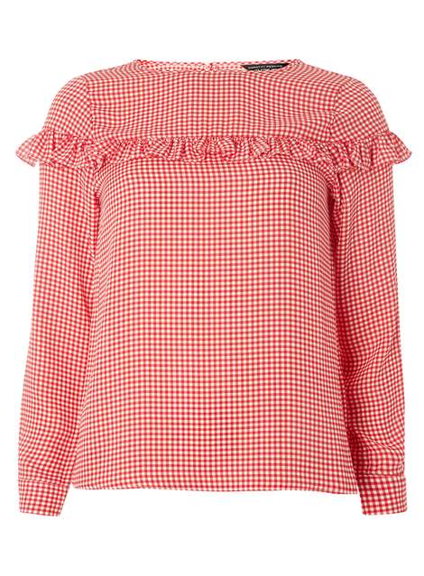 Red Gingham Blouse